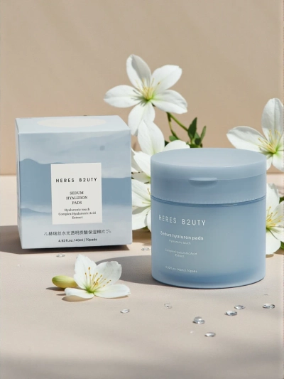 Bombažne kozmetične blazinice - vlažilne, s hialuronsko kislino