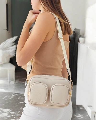 Royalfashion Malá dámska kabelka vyrobená z eko-kože s vreckami