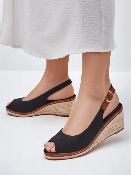 Royalfashion Dámske wedge sandále bez prstov Tafenis