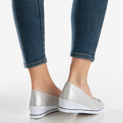 Stříbrná baletka na klínech Moriah - Boty 1