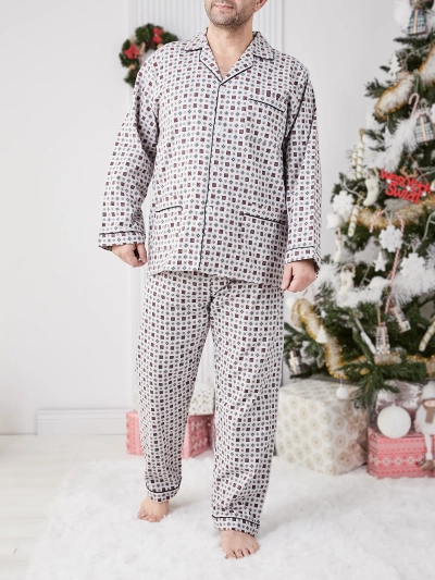 Royalfashion Pánske pyžamo s potlačou