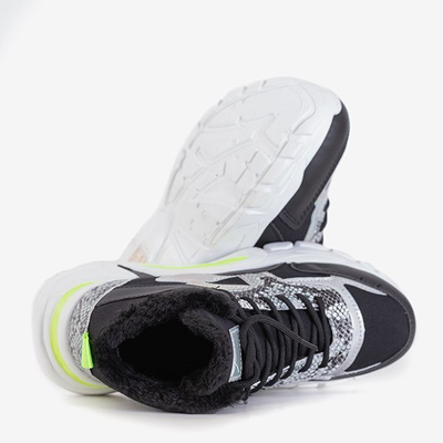 Čierna zateplená športová obuv od Ferdi - Obuv