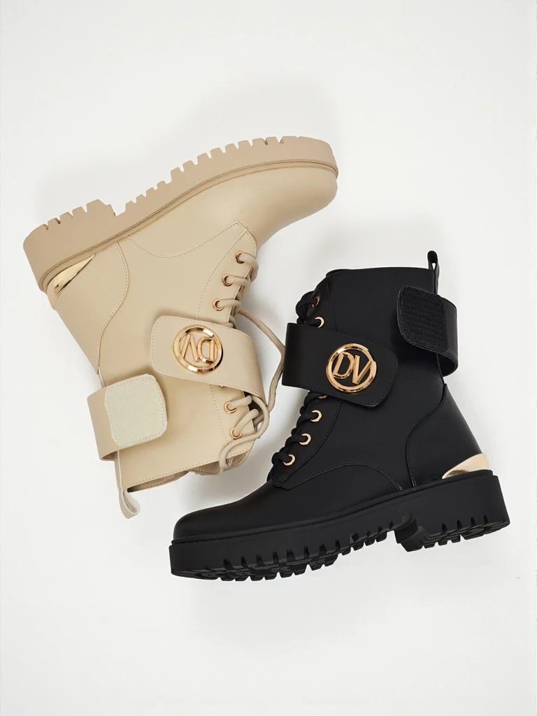 Ženski delavski škornji z okraski Lorice