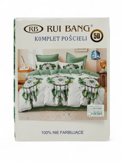 Royalfashion Vzorčasta posteljnina 180x200 komplet 3 DELI