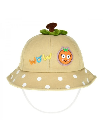 Royalfashion Detský klobúk s veselými nášivkami