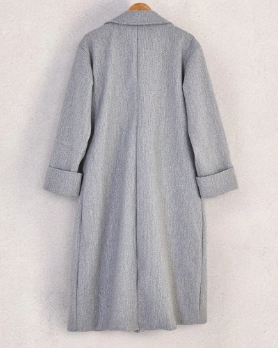 Royalfashion Dlhý dámsky kabát