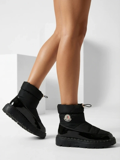 Royalfashion Dámske snehové čižmy v čiernej farbe Ireda