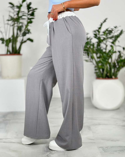 Royalfashion Dámske široké nohavice