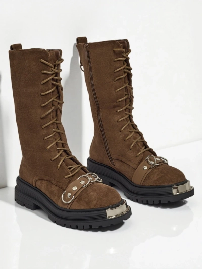 Royalfashion Ženski vezani gležnarji Werces