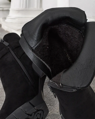 Royalfashion Dámske kozačky na vysokom podpätku Molin