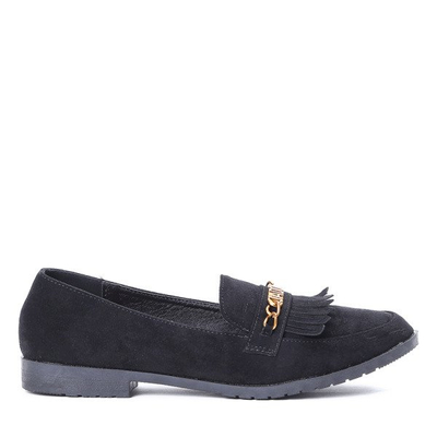 Czarne mokasyny Jadoir- Obuwie