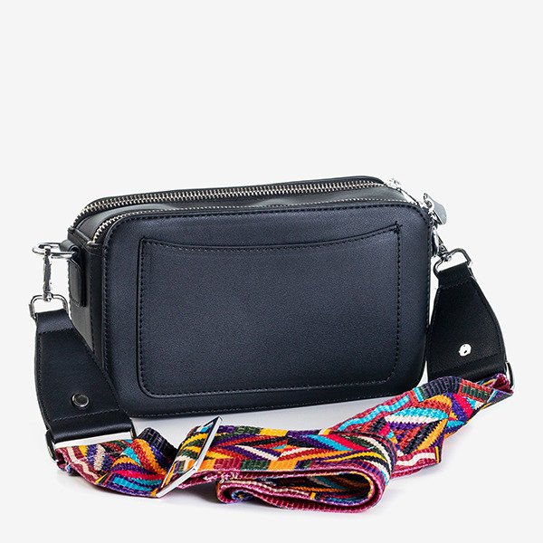 Malá taška přes rameno v bílé barvě s ozdobným popruhem - Kabelky 1