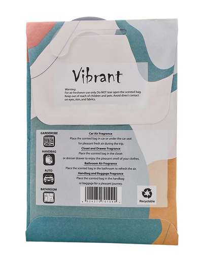 Vôňové vrecúška do auta, kabelky, šatníka a kúpeľne Vibrant