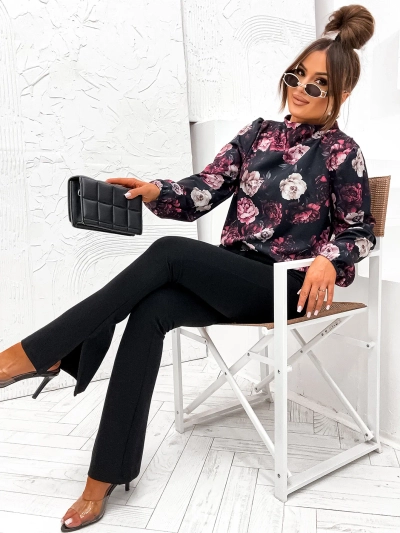 Royalfashion Vzorovaná dámska blúzka