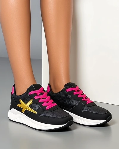 Royalfashion Dámske tenisky s trblietkami Avenues