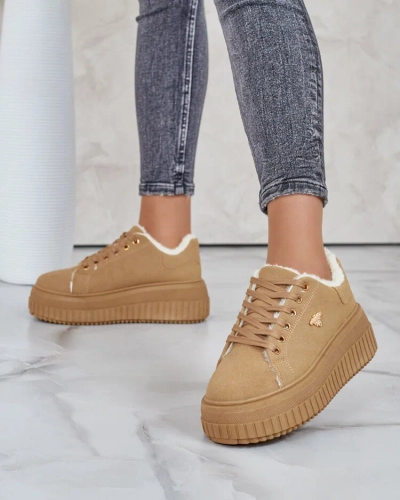 Royalfashion Zateplené dámske tenisky s kožušinou Noxu