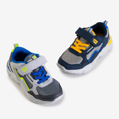 Šedé chlapčenské športové topánky Miwer - Obuv