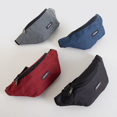 Šedá športová unisex ľadvinka - Kabelky