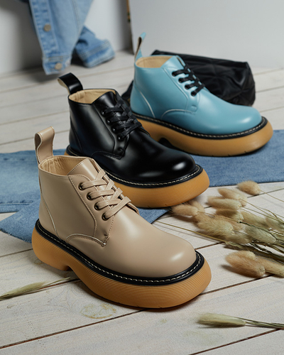 Dámske čižmy v béžovej farbe Tarraf- Footwear