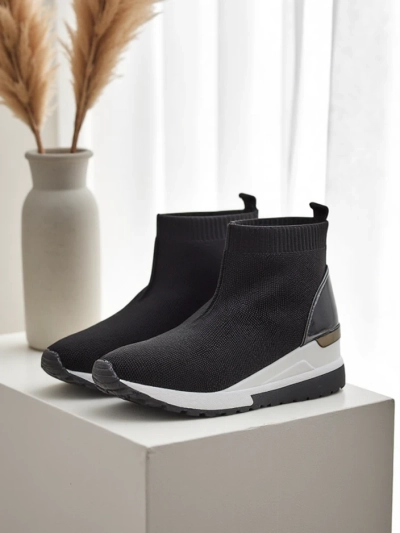 Royalfashion Dámske wedge tenisky na klíne s kamienkami Viseq