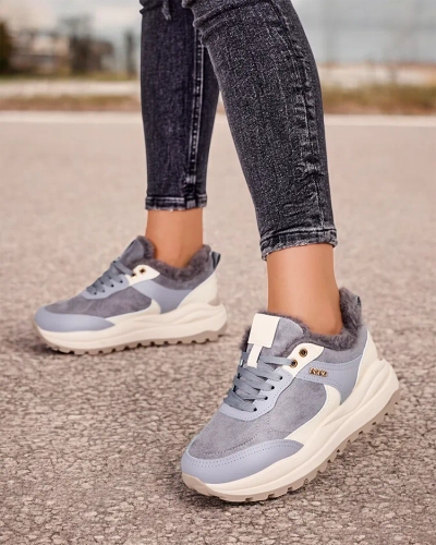 Royalfashion Dámske zateplené tenisky Ruffi