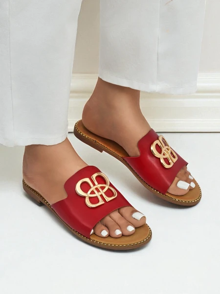 Royalfashion Dámske šľapky s plochou podrážkou Heraklia