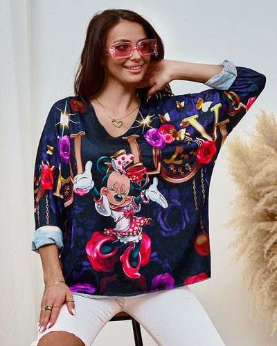 Royalfashion Dámska blúzka s potlačou
