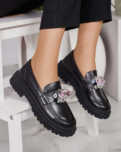 Royalfashion Dámske mokasíny s farebnými korálkami Karonia