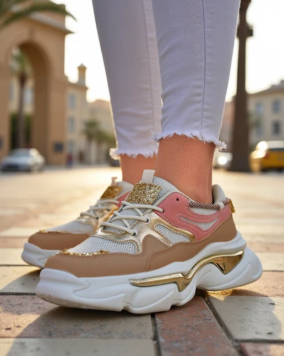 Royalfashion Dámske tenisky na hrubšej podrážke Lesalli