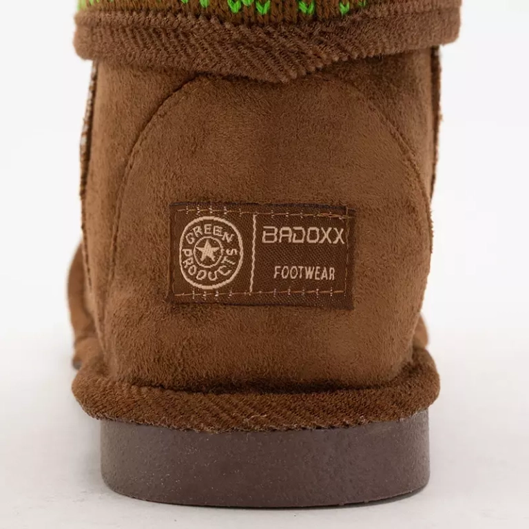 OUTLET Svetlohnedé snehule pre deti od Snowii - Obuv