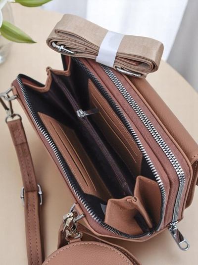 Royalfashion Multifunkčná kabelka-peňaženka s popruhom FlexiBag