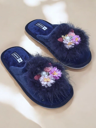 Royalfashion Dámske, vzorované papuče s kvetmi Ederra