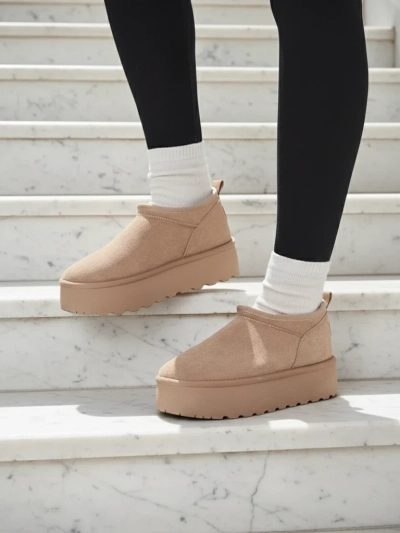 Royalfashion Dámske krátke čižmy a'la snow boots Ozozi