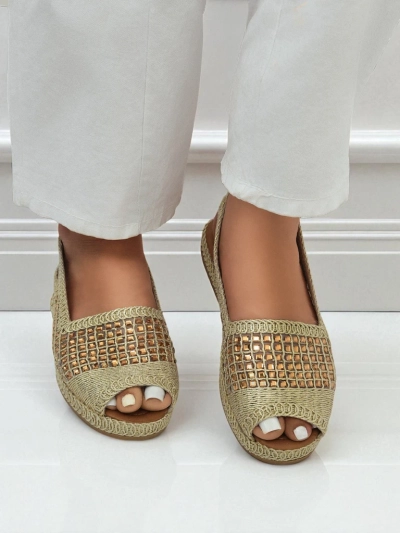 Dámske espadrilky na sandále s kamienkami Belle Sparkle