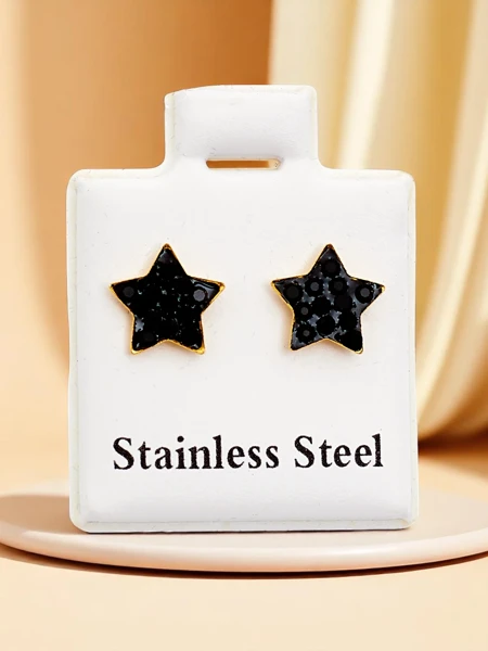 Royalfashion Dámske náušnice v tvare hviezdy