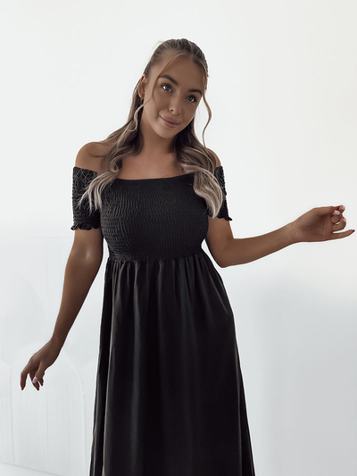 Royalfashion Dámske midi šaty a'la hiszpanka