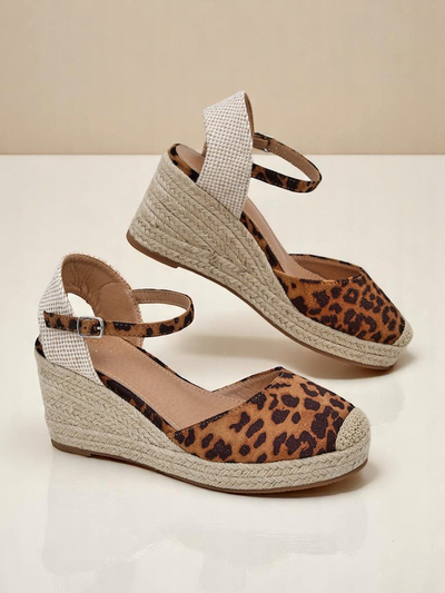 Aurelia Leopard Polne Pete Royalfashion ženski eko usnje camel