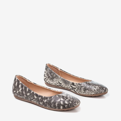 Dámske baleríny a'la hadia koža Rozita - Obuv