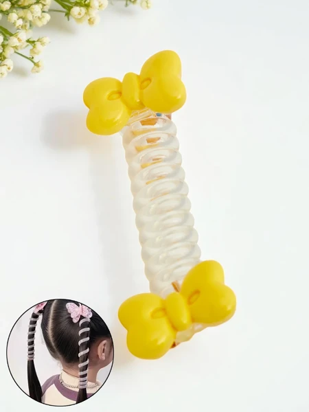 Royalfashion Gumička do vlasov v tvare špirály s mašľou Bow Twist