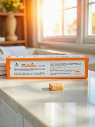 Ovocná zubná pasta na bielenie