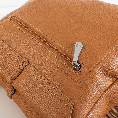 Camel taška cez rameno s lemami - Kabelky