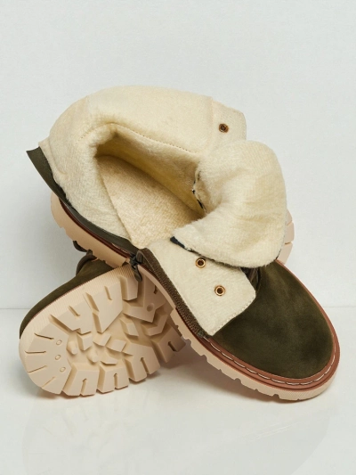 Ženski škornji s krznom Tessara