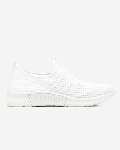 Biele dámske slip-on tenisky Banila - Obuv