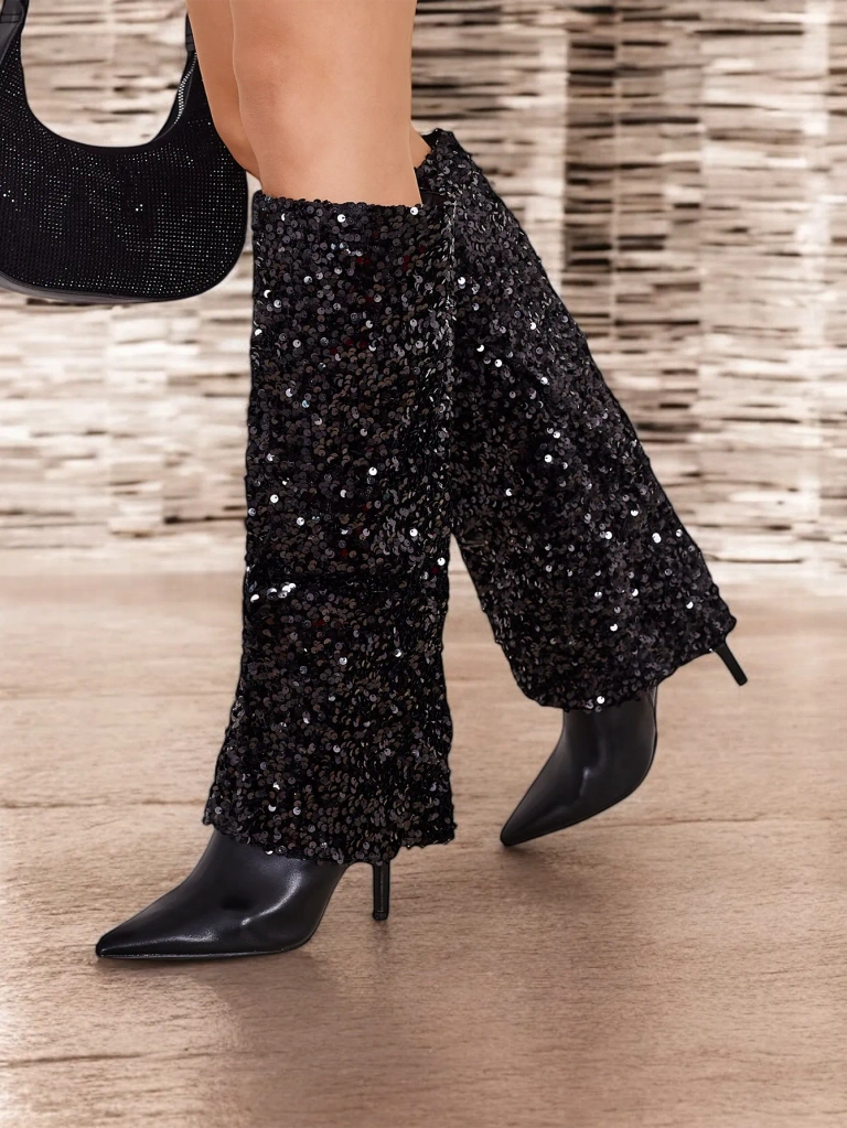 Royalfashion Dámske topánky na vysokom opätku s žirkónmi Endove