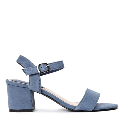 Modré sandály na sloupu Sula - Obuv 1
