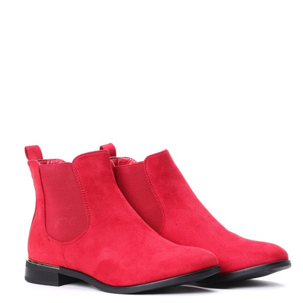 Czerwone sztyblety Lisa- Obuwie