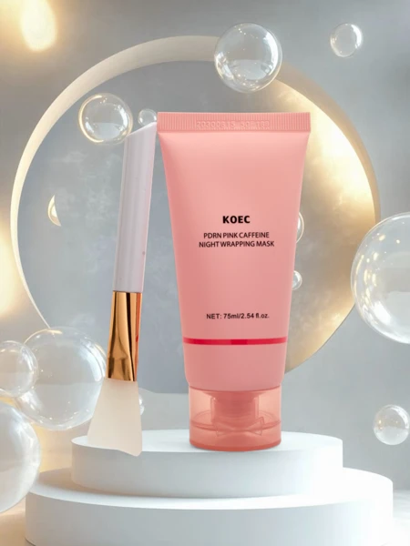 PDRN maska za obraz s kofeinom - vlažilna, lifting učinek, s čopičem za nočno uporabo