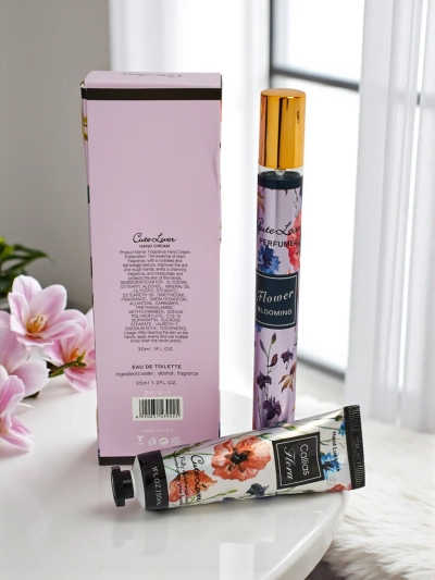 Komplet Callias Flora Perfume & Krema za roke - Flower Blooming 30ml