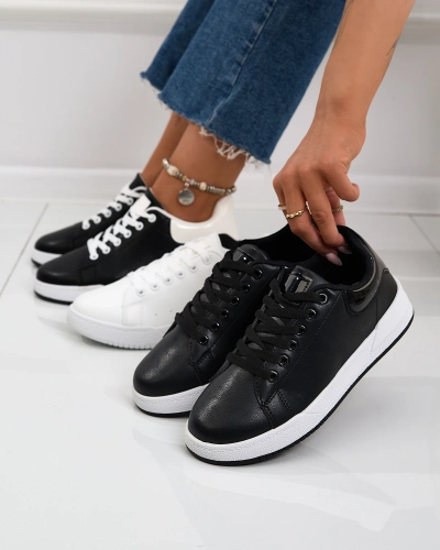 Royalfashion Čierna klasická športová obuv Active Icons