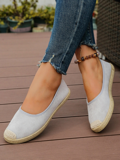 Royalfashion Dámske espadrilky z eco-suedu Aroles